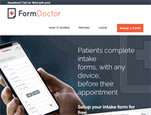 Tablet Screenshot of formdoctor.com